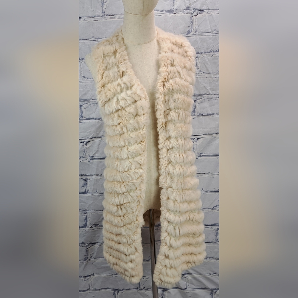 Dolce Cabo Cream Fur Vest
